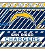 Turner NFL San Diego Chargers Stretch Book Covers (8190190)