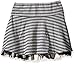 Beautees Girls' 2 Piece Collar Cuff with Skirt and Matching Tie