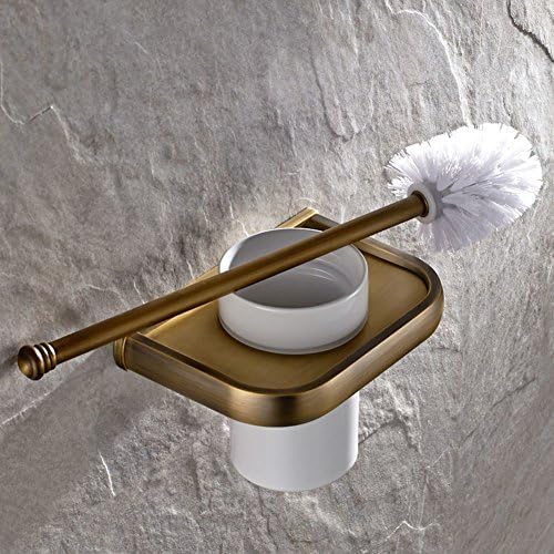 All copper toilet brush/Antique toilet kit/Toilet cup holder