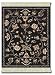 Lextra Somerset Colonial Williamsburg MouseRug, 10.25 x 7.125 Inches, Black, Peach an...