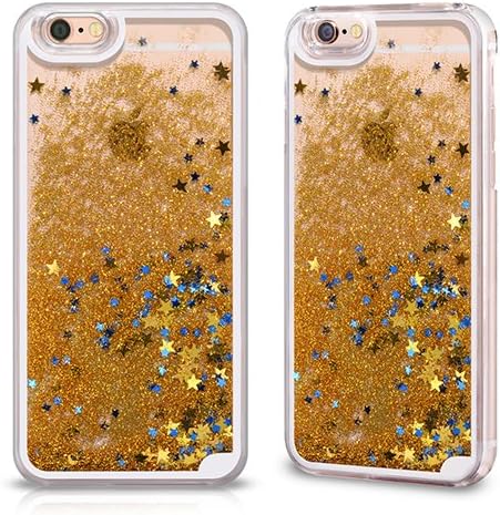 Gold Liquid Glitter Case Cover for Apple iPhone 5 / 5s