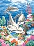 Dimensions PaintWorks/Pencil by Number, Dolphins In The Sea