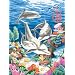 Dimensions PaintWorks/Pencil by Number, Dolphins In The Sea
