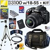 Nikon D3100 14.2MP Digital SLR Camera with 18-55mm f/3.5-5.6 AF-S DX VR Nik ....