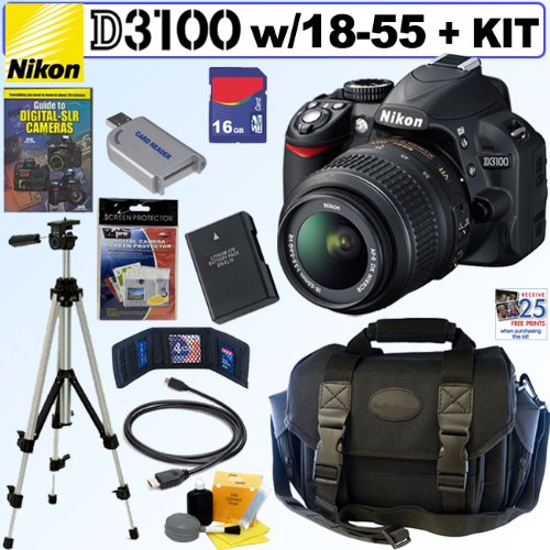 Nikon D3100 14.2MP Digital SLR Camera  18-55mm 