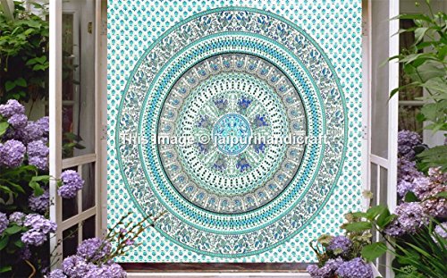 Large Mandala tapestries, Wall Hanging, Hippie Tapestries, Wall Tapestries, Hippy Boho throw, Indian Bedspread