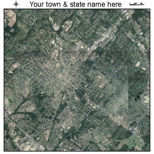 Aerial Photography Map of Lansdale, Pennsylvania