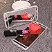[GW USA] Luxury Mirror Phone Case Compatible for iPhone 8 Mirror Case, iPhone 7 Mirror case, Back Shock-Absorption TPU Bumper Anti-Scratch Bright Reflection Protective Case - Silver