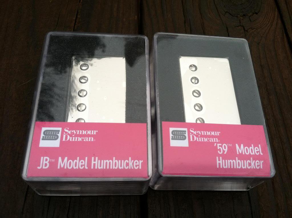 Amazon.com: Seymour Duncan SH-4 JB Bridge & SH-1 59 Neck NICKEL ...