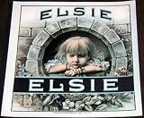 Cute Little Elsie Outer Cigar Label, 1930's