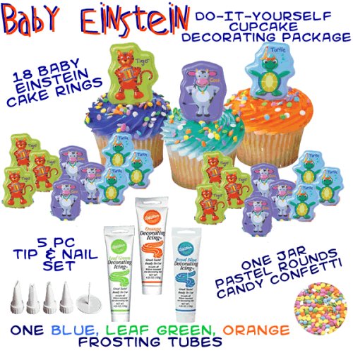 Baby Einstein Cakes - Do-It-Yourself Cupcake Decorating Package - SAVE $3.12 by Birthday Cakes