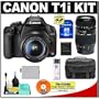 Canon EOS Rebel T1i 15.1MP Digital SLR Camera Accessory Kit (Black)