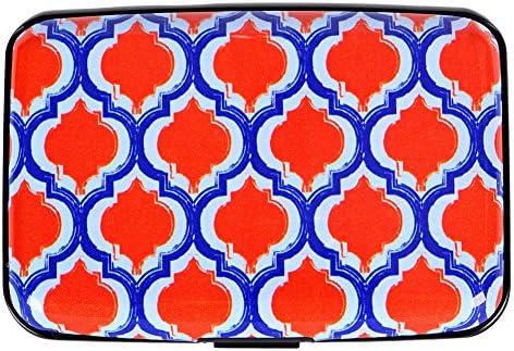 Aluminum Wallet Blocking Credit Card Holder- Prevent Electronic Scan Theft - Cool Slim Design for Men &amp; Women Lantern