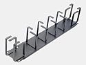 RackSonic 19" Horiz/Vert Cable Management Panel, 2U Rack space with 8 Rings #34-207001