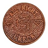 Trademark Poker The China Doll Brass Reproduction Brothel Token