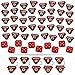 LITKO Combat Token Set Compatible WH:KT, Translucent Red & Red (50)