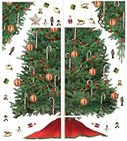 Build A Christmas Tree Giant Wall Applique
