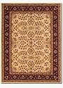 8'2" x 11'5" Traditional Persian Floral Motifs Cream Area Rug
