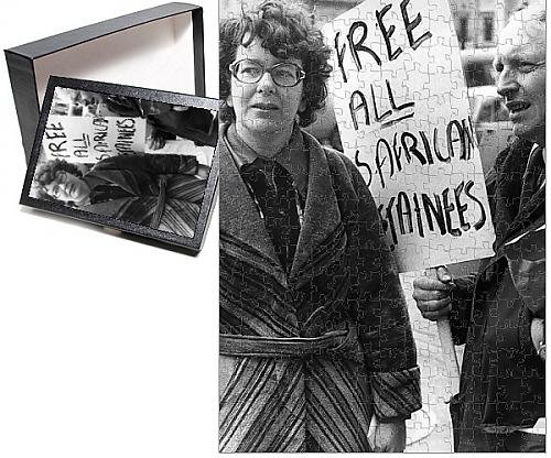 Photo Jigsaw Puzzle of MPs anti-apartheid demo