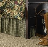 Lauren by Ralph Lauren Bedding, Edgefield Check/Houndstooth Twin Bedskirt