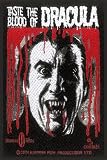 Hammer Horror Blood Of Dracula Vampire Woven Patch