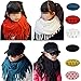 Nsstar Fashion Unisex Baby Infant Kids Toddler Boys Girls Warmer Fall Winter Thick Knit Wool Soft Infinity Scarf Neck Long Scarf Cowl Hood Shawl