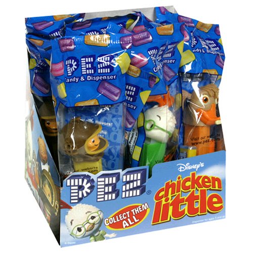 PEZ Chicken Little, 0.58-Ounce Assorted Candy Dispensers (Pack of 24) by PEZ