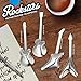 Stainless Steel Teaspoon Guitar Shape - Sugarcaster Rockstirs