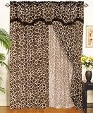 Review KingLinen  / Giraffe Animal Curtain Set w/ Valance/Sheer/Tassels