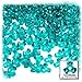 The Crafts Outlet 1,000 Plastic Transparent Tribeads 10mm Light Blue Beads