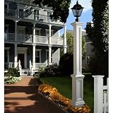 Signature Lamp Post with Mount - White by Mayne