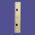 Double Tier Six Locker Unit, Medium Gray, 36w x 18d x 72h (TNNDTS121836CMG) Category: Lockers