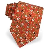 Japanese Floral by Principessa red silk ties