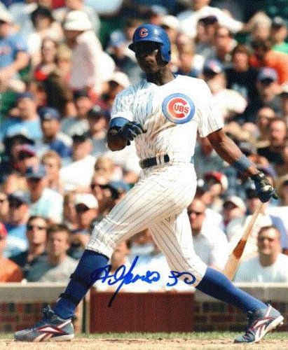 Autographed/Hand Signed Alfonso Soriano Chicago Cubs 8x10 Photo