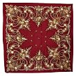 100% Satin Charmeuse Silk Floral Garden Hand Rolled Edges Square Scarf - Various Colors Available