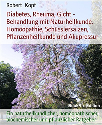 Diabetes, Rheuma, Gicht - Behandlung mit Naturheilkunde, Homöopathie, Schüsslersalzen, Pflanzenheilkunde und Akupressur: Ein naturheilkundlicher, homöopathischer, ... und pflanzlicher Ratgeber (German Edition)