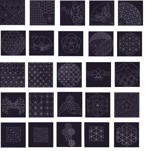Brother/Babylock Embroidery Machine Card SASHIKO 2