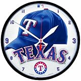 MLB Texas Rangers Round Clock