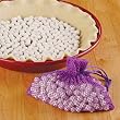 Orka White Ceramic Double Pie Weights