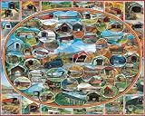 White Mountain Puzzles American Covered Bridges