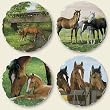 Highland Graphics- Simple Pleasures-Round Absorbent Tumbled Stone Coasters