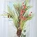 Factory Direct Craft 29 Inch Voluminous Artificial Pine and Red Berry Spray for Home and Holiday Decorating and Embellishing