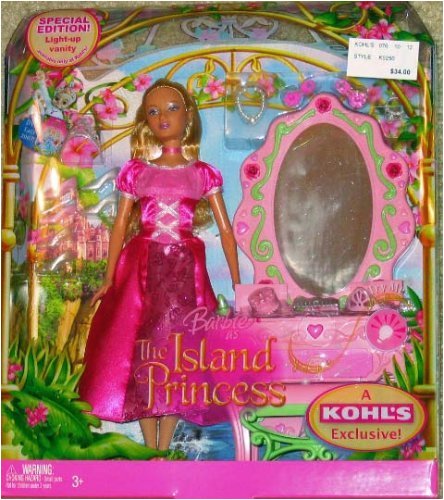 Barbie (The Island Princess) Princess Luciana & Vanity Set