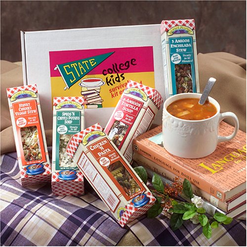 College Kids Survival Kit Gourmet 5 Soup Sampler by Potato Soup Mixes