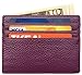RFID Wallet Mens Leather RFID Blocking Front Pocket Wallet Slim Card Holder Case