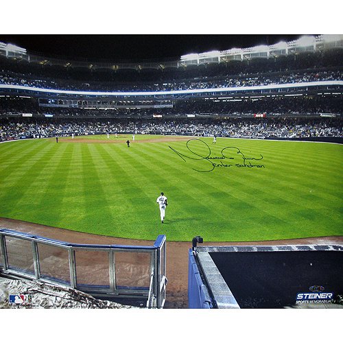 Steiner Sports MLB New York Yankees Mariano Rivera Entering The Game Wide Angle View of Field Horizontal 16x20 Photograph with 