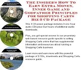 The Insider's How To Earn Extra Money, Inner Game and Godfather Principles for Shopping Carts Biz 3 CD Package