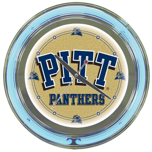 NCAA Pittsburgh 14-Inch Diameter Neon Clock