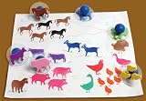 Ready2Learn Giant Farm Animal Stamps