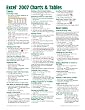 Microsoft Excel 2007 Charts & Tables Quick Reference Guide (Cheat Sheet of Instructions, Tips & Shortcuts - Laminated Card)